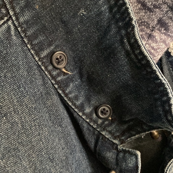 Free People Distressed Hooded Jean Jacket - Picture 8 of 9